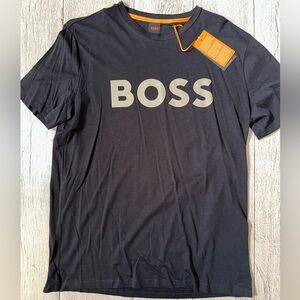 BOSS Men's Dark Gray Tee